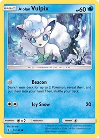 Alolan Vulpix (21) - SM - Guardians Rising (SM02)
