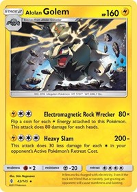 Alolan Golem (42) - SM - Guardians Rising (SM02)