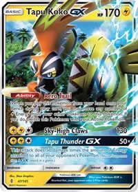 Tapu Koko GX (47) - SM - Guardians Rising (SM02)