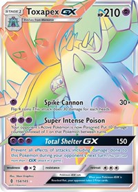 Toxapex GX Secret (154) - SM - Guardians Rising (SM02)