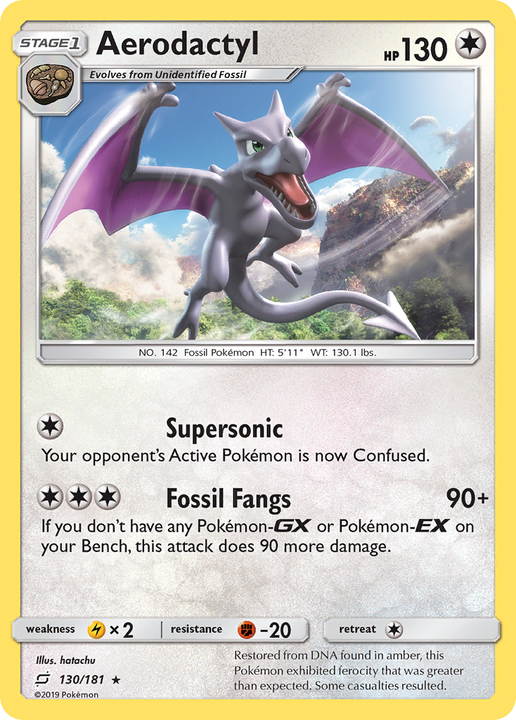 Aerodactyl (130/181) - [Reverse Holo] Team Up (TEU)