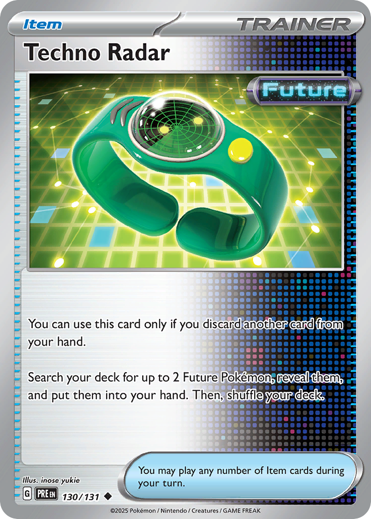 Techno Radar (130/131) - [Reverse Holo] Prismatic Evolutions (PRE)