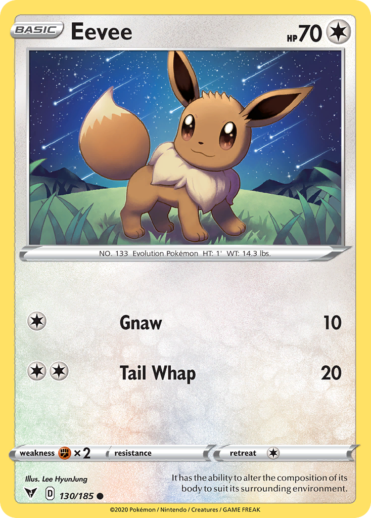 Eevee (130/185) - Vivid Voltage (VIV)