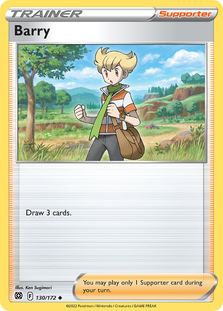 Barry (130/172) - [Reverse Holo] Brilliant Stars (BRS)