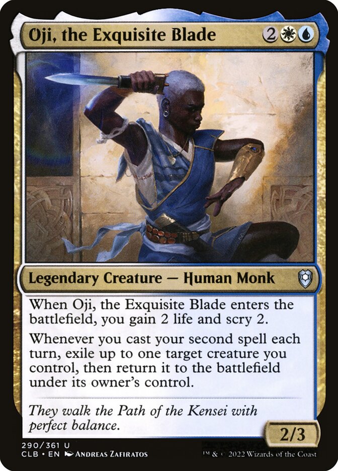 Oji, the Exquisite Blade (290) - Commander Legends: Battle for Baldur's Gate (CLB)