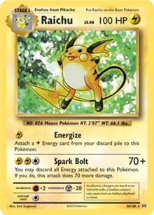 Raichu XY Evolutions (36) - Deck Exclusives (PR)