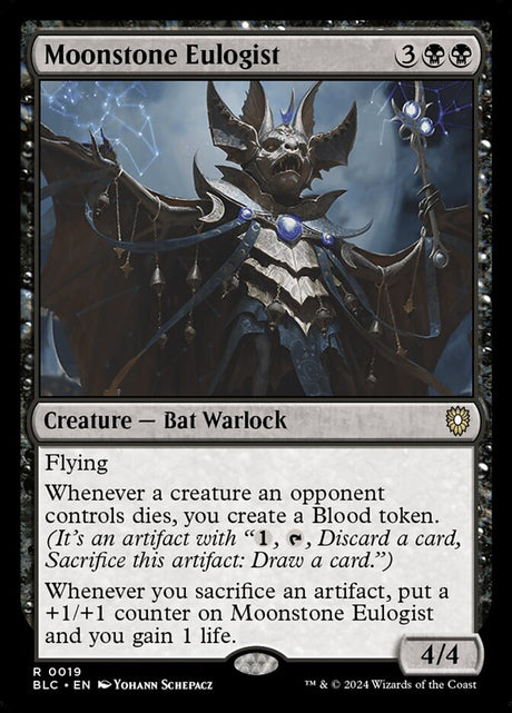 Moonstone Eulogist (19) - Bloomburrow Commander (BLC)