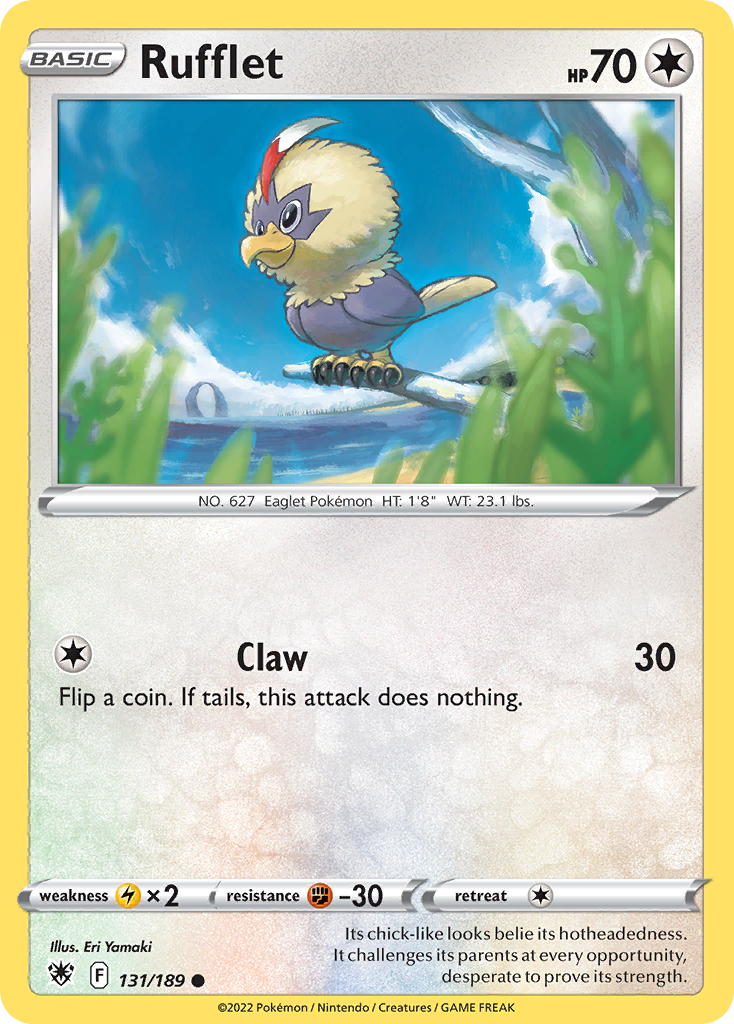 Rufflet (131/189) - [Reverse Holo] Astral Radiance (ASR)