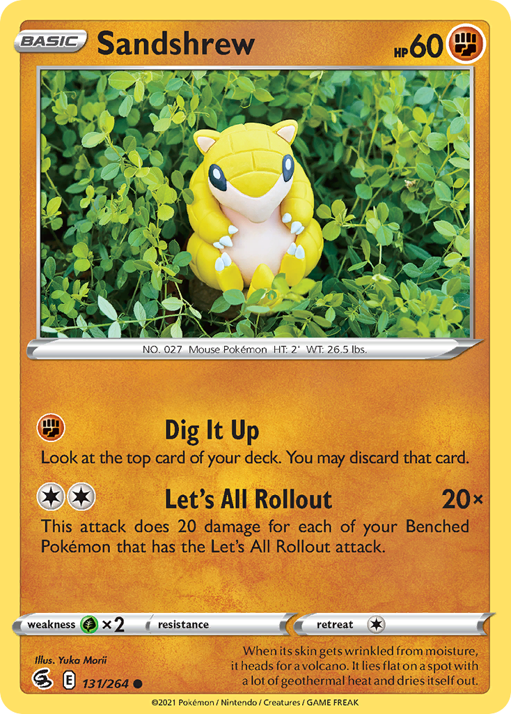 Sandshrew (131/264) - [Reverse Holo] Fusion Strike (FST)