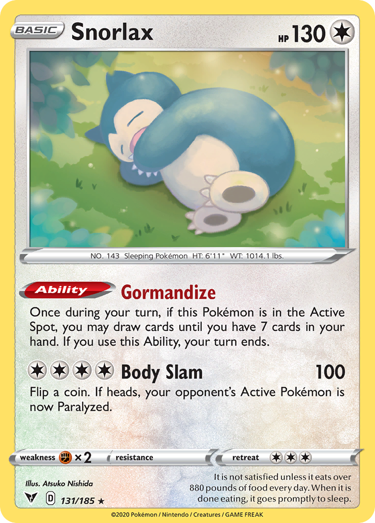 Snorlax (131/185) - [Holo Foil] Vivid Voltage (VIV)