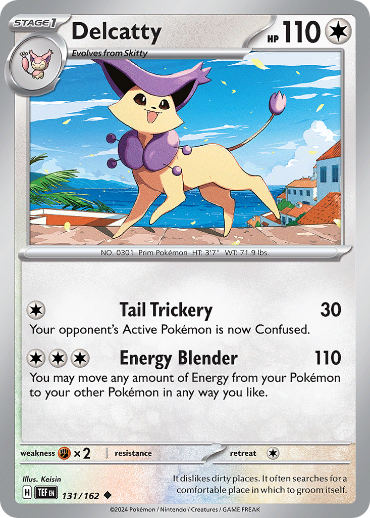 Delcatty (131/162) - [Reverse Holo] Temporal Forces (TEF)