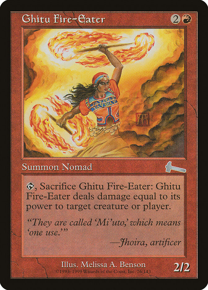 Ghitu Fire-Eater (76) - Urza's Legacy (ULG)