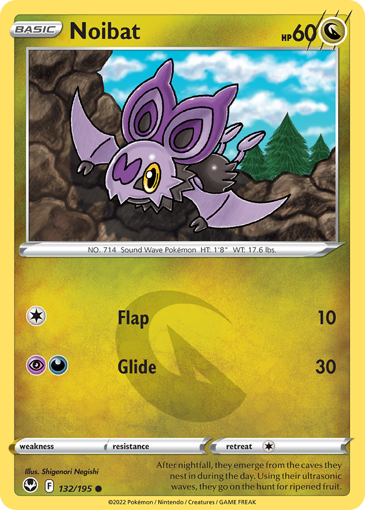 Noibat (132/195) - [Reverse Holo] Silver Tempest (SIT)