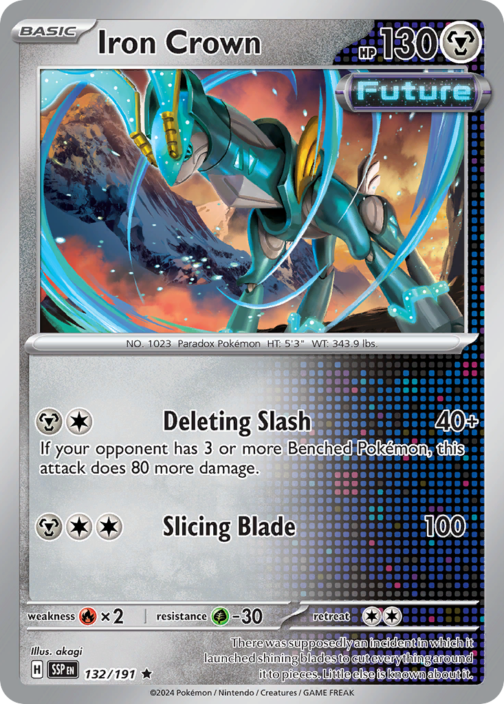 Iron Crown (132/191) - [Holo Foil] Surging Sparks (SSP)