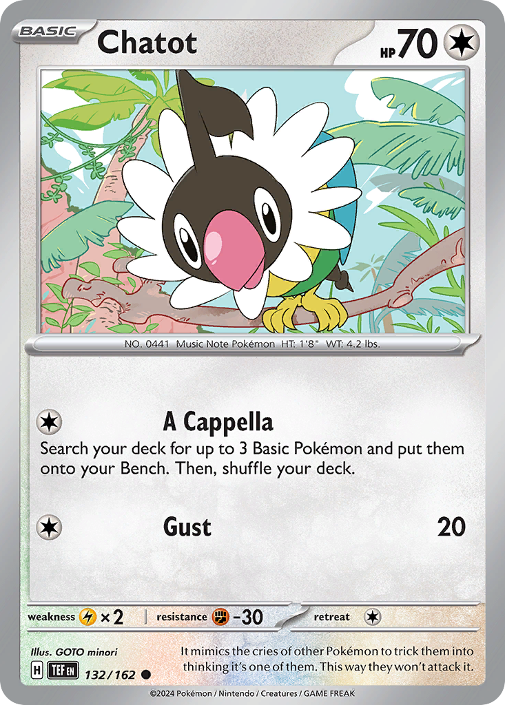 Chatot (132/162) - Temporal Forces (TEF)