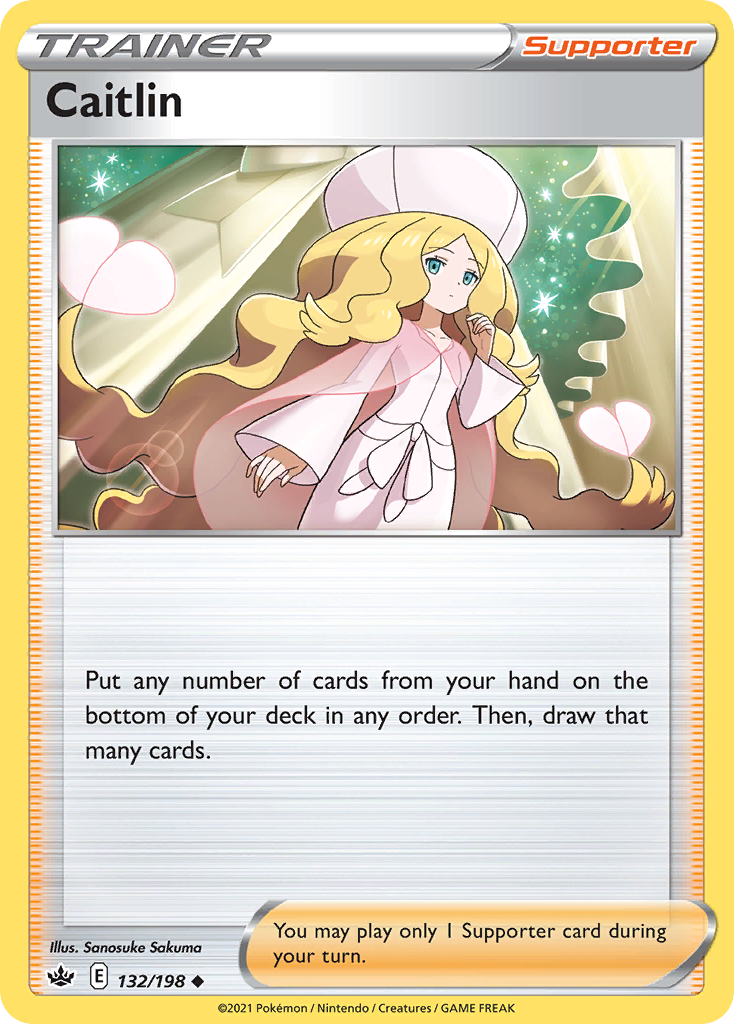 Caitlin (132/198) - [Reverse Holo] Chilling Reign (CRE)