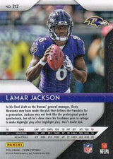 2018 Panini Prizm #212 Lamar Jackson PSA 9