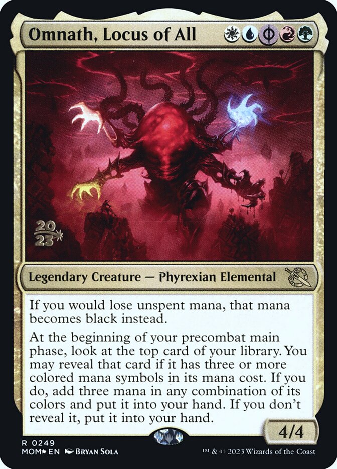 Omnath, Locus of All (249s) - March of the Machine Promos (PMOM)