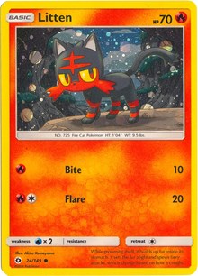 Litten - 24/149 (Cosmos Holo) (24) - Miscellaneous Cards & Products (MCAP)