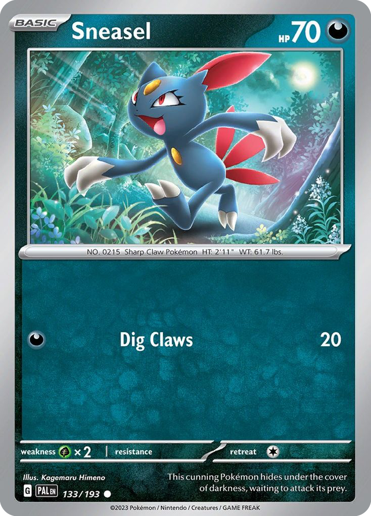 Sneasel (133/193) - Paldea Evolved (PAL)