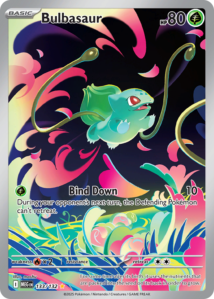 Bulbasaur (133/132) - [Illustration Rare] Mega Evolution (MEG)