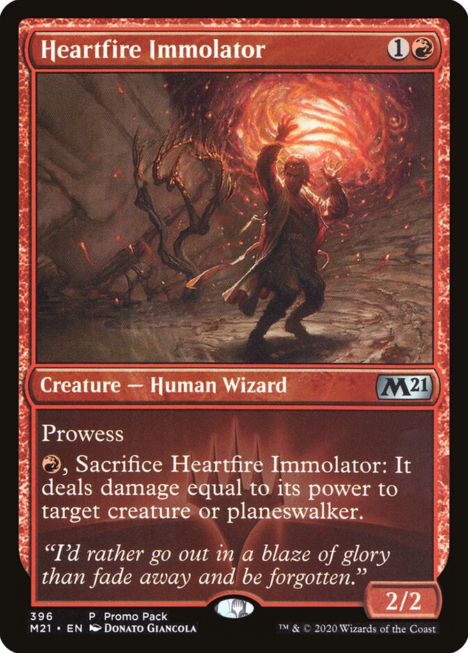 Heartfire Immolator (396) - Core Set 2021 (M21)