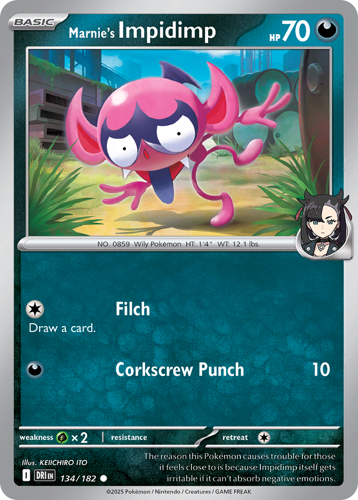 Marnie's Impidimp (134/182) - Destined Rivals (DRI)