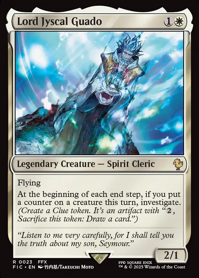 Lord Jyscal Guado (23) - [Surge Foil] Final Fantasy Commander (FIC)