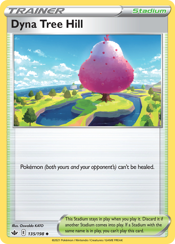Dyna Tree Hill (135/198) - [Reverse Holo] Chilling Reign (CRE)