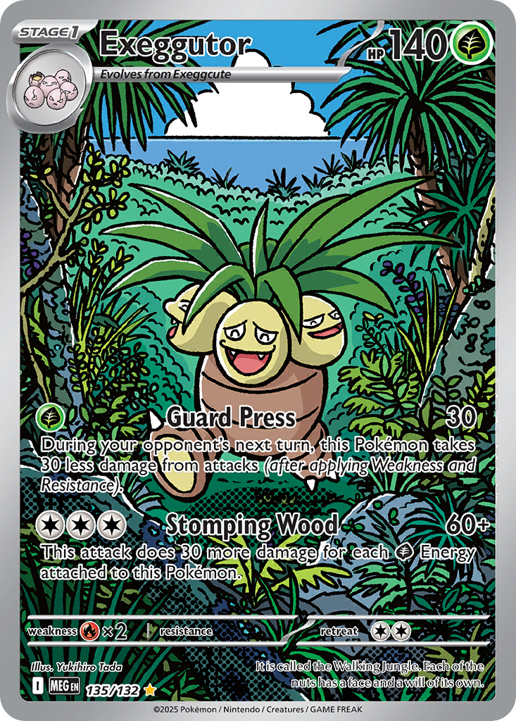 Exeggutor (135/132) - [Illustration Rare] Mega Evolution (MEG)