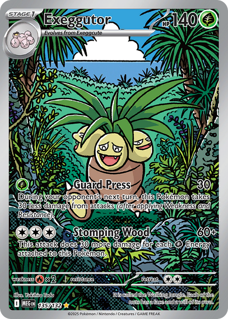 Exeggutor (135/132) - [Illustration Rare] Mega Evolution (MEG)