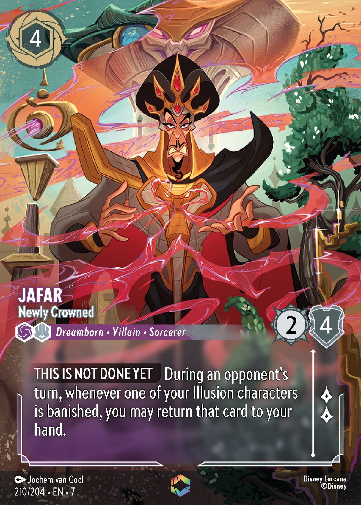 Jafar - Newly Crowned - [Foil, Enchanted] Archazia’s Island (7)