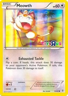 Meowth - 53/83 (Toys R Us Promo) (53) - Miscellaneous Cards & Products (MCAP)