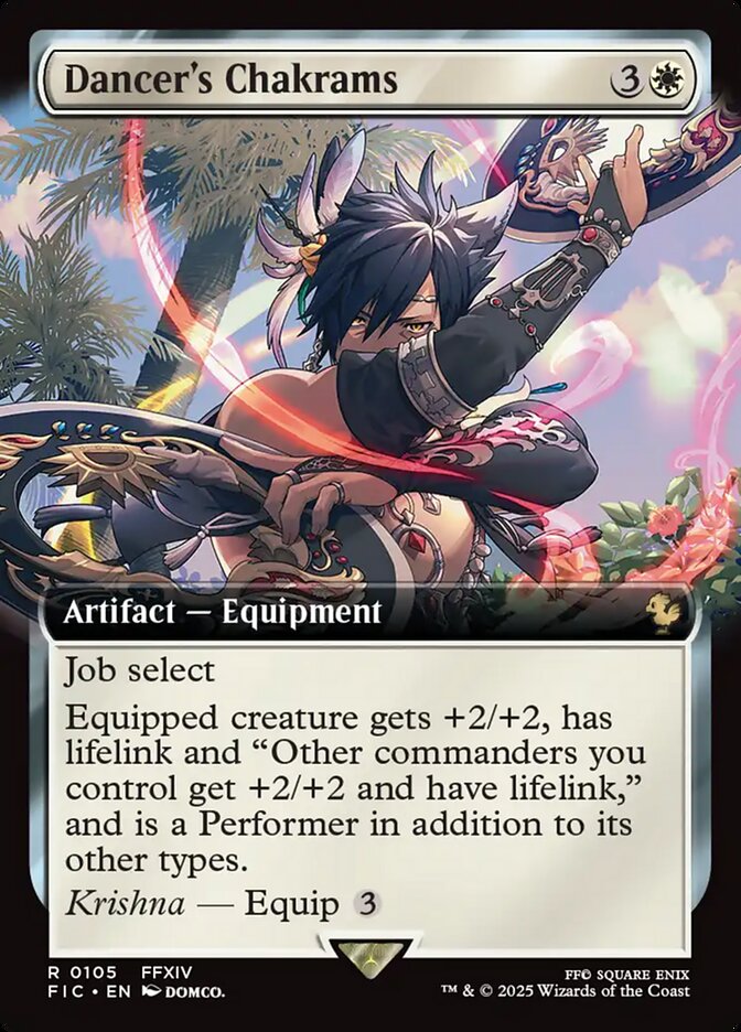 Dancer's Chakrams (105) - [Extended Art] Final Fantasy Commander (FIC)