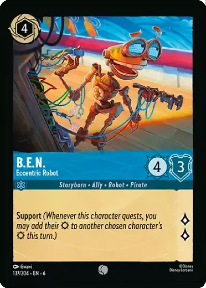 B.E.N. - Eccentric Robot - [Foil] Azurite Sea (6)