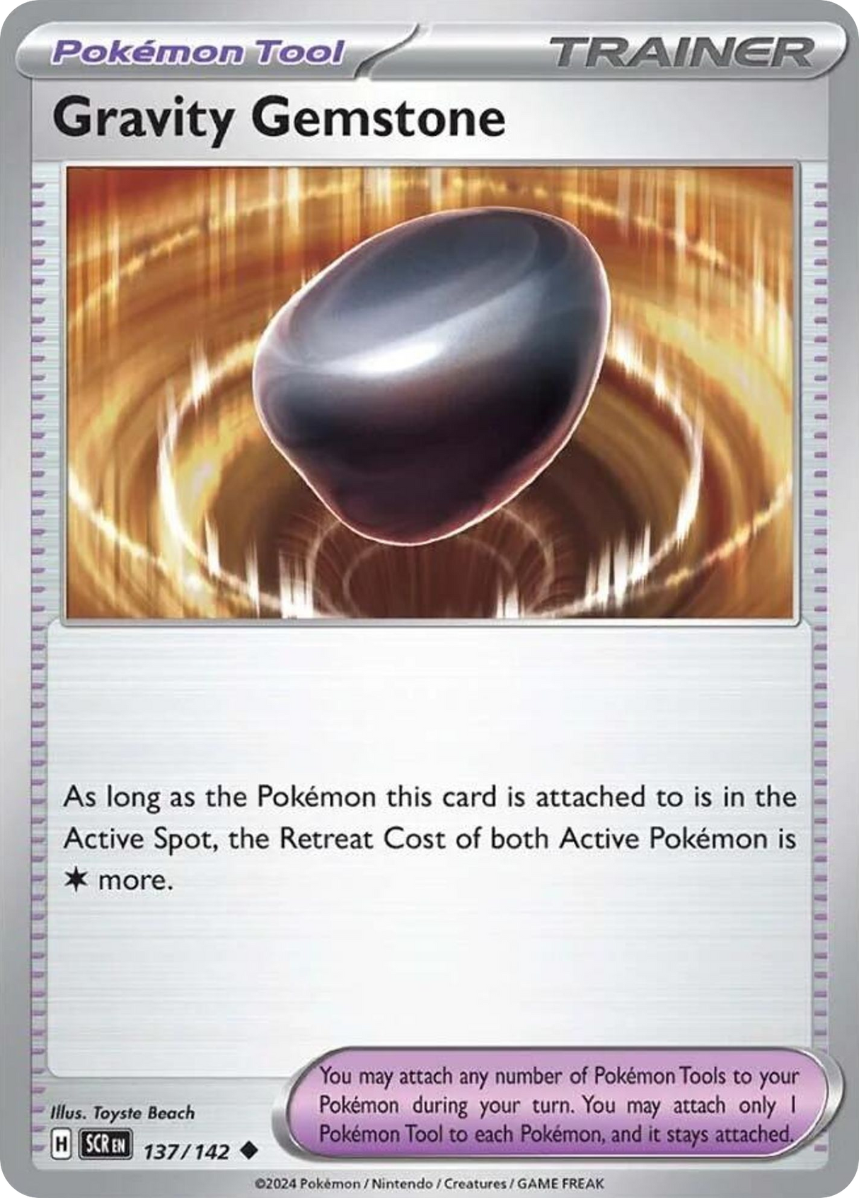 Gravity Gemstone (137/142) - Stellar Crown (SCR)