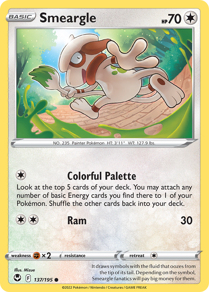 Smeargle (137/195) - Silver Tempest (SIT)