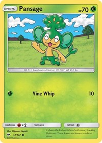 Pansage (12) - SM - Burning Shadows (SM03)