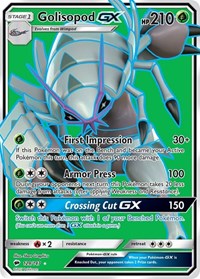 Golisopod GX Full Art (129) - SM - Burning Shadows (SM03)