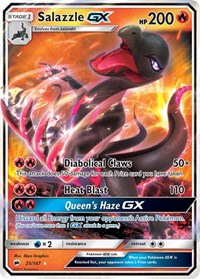 Salazzle GX (25) - SM - Burning Shadows (SM03)