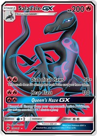 Salazzle GX Full Art (132) - SM - Burning Shadows (SM03)