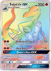 Salazzle GX Secret (151) - SM - Burning Shadows (SM03)