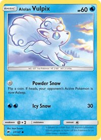 Alolan Vulpix (27) - SM - Burning Shadows (SM03)