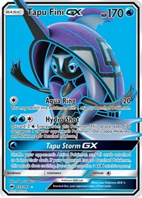 Tapu Fini GX Full Art (133) - SM - Burning Shadows (SM03)