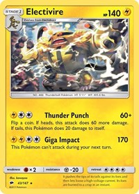 Electivire (43) - SM - Burning Shadows (SM03)