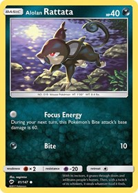 Alolan Rattata (81) - SM - Burning Shadows (SM03)