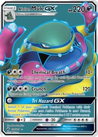 Alolan Muk GX Full Art (138) - SM - Burning Shadows (SM03)