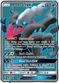 Darkrai GX Full Art (139) - SM - Burning Shadows (SM03)
