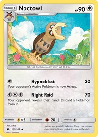 Noctowl (107) - SM - Burning Shadows (SM03)