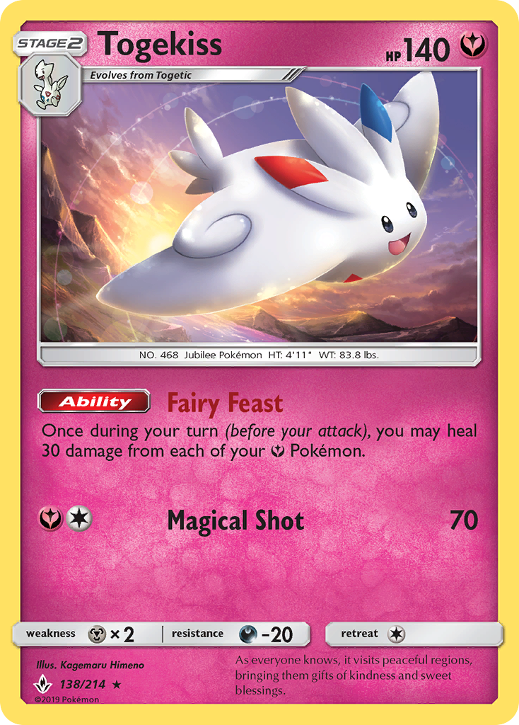 Togekiss (138/214) - [Holo Foil] Unbroken Bonds (UNB)